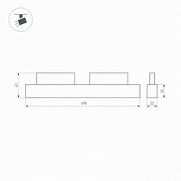 Трековый светильник ARLIGHT MAG-ORIENT 35570