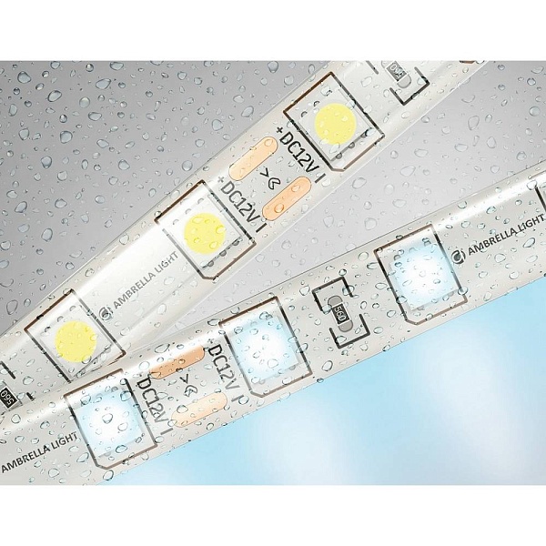 Лента LED 14,4 W/m 12V IP65 2835/60 6500K 10mm (5м) GS2103 AMBRELLA LIGHT