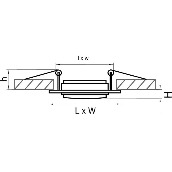 Светильник встраиваемый LIGHTSTAR SINGO 011611