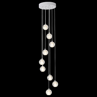 Люстра-каскад CRYSTAL LUX GASPAR SP9 D300 WHITE