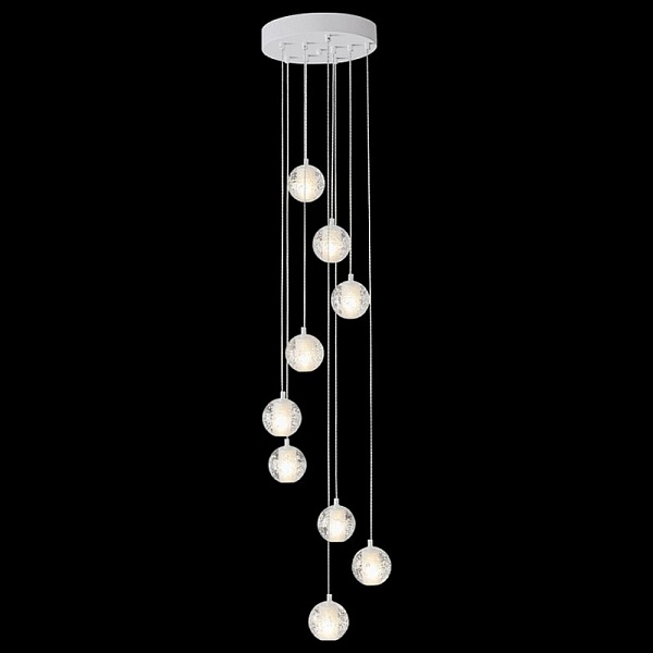 Люстра-каскад CRYSTAL LUX GASPAR SP9 D300 WHITE