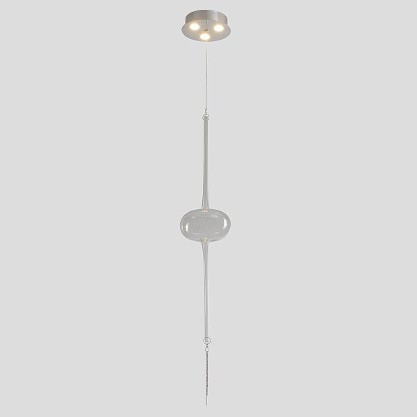 Подвес CRYSTAL LUX GLASS GLASS SP3W LED CHROME
