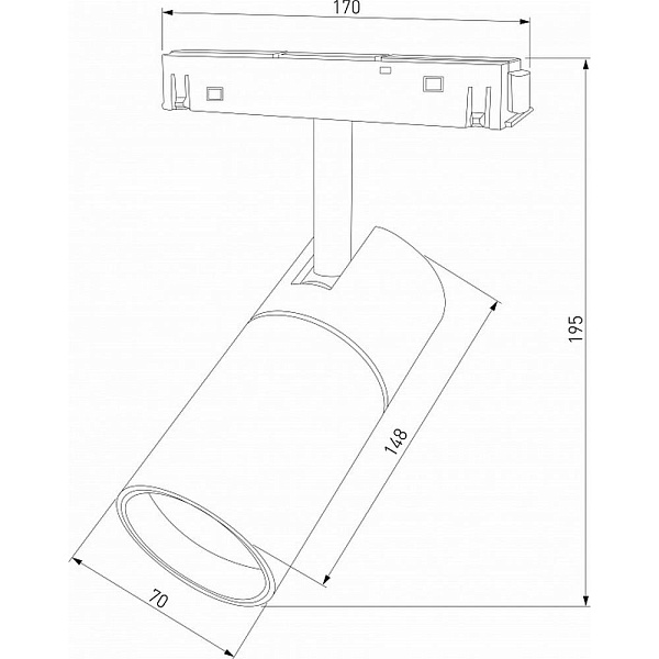 Трековый светильник ELEKTROSTANDARD SLIM MAGNETIC a066589