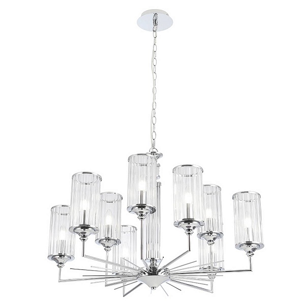 Люстра подвесная CRYSTAL LUX GLORIA SP9 CHROME