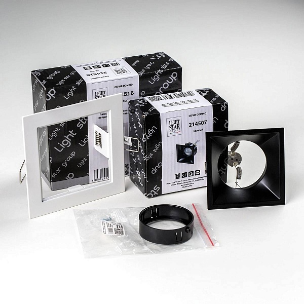 Светильник встраиваемый LIGHTSTAR DOMINO D51607BMOD