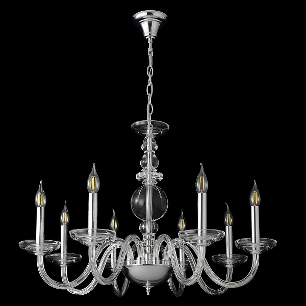 Люстра подвесная CRYSTAL LUX ARABESQUE SP8 CHROME