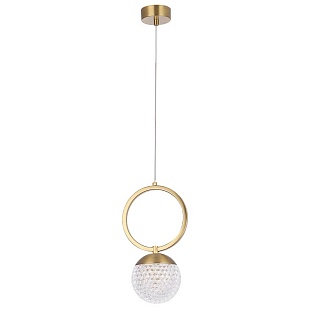Подвес CRYSTAL LUX CAROLINA SP1 V1 BRASS