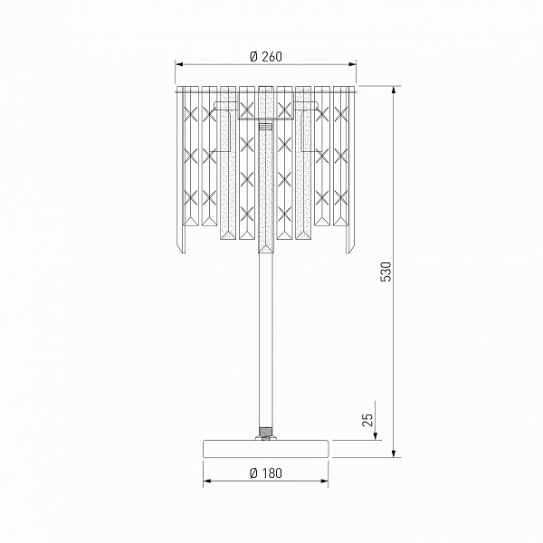 Настольная лампа EUROSVET RADIANCE a071371