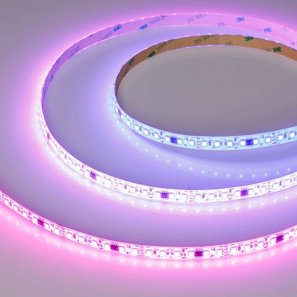 Лента LED SPI-SE-A120 23 W/m 24V IP65 2835/120 RGB 10mm (5м) 49451 ARLIGHT