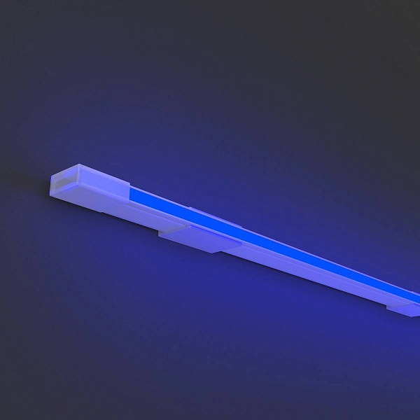 Лента LED ГИБКИЙ НЕОН 9,6 W/m 24V IP67 2835/144 Blue (синий) 4mm (5м) 432041 MAYTONI