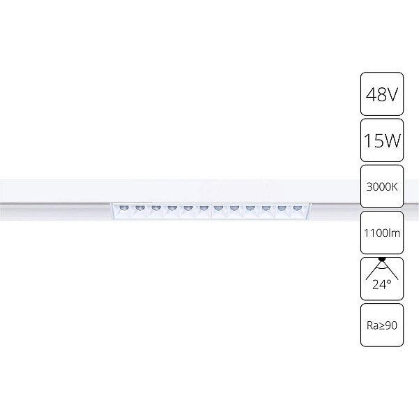 Трековый светильник ARTE LAMP LINEA A4644PL-1WH