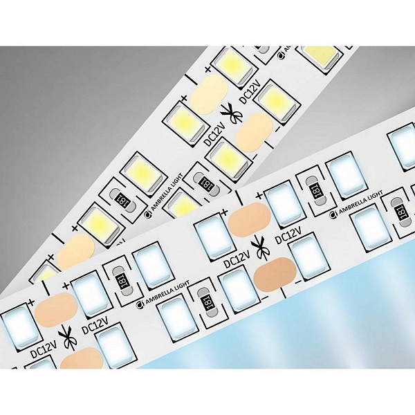 Лента LED 19,2 W/m 12V IP20 2835/240 6500K 14mm (5м) GS1603 AMBRELLA LIGHT