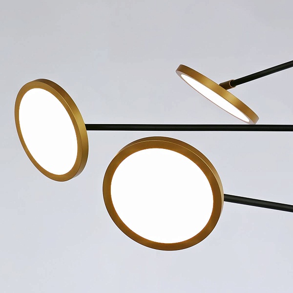 Люстра подвесная DELIGHT COLLECTION MD19001002 MD19001002-6A black/gold