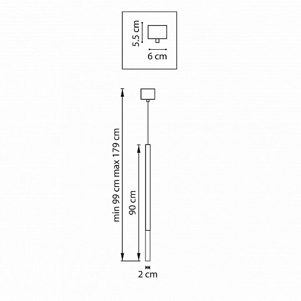 Подвес LIGHTSTAR TUBO LT7474372