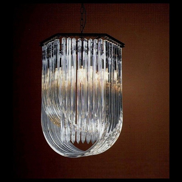 Люстра подвесная DELIGHT COLLECTION MURANO GLASS KR0116P-6 black