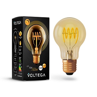 Лампа Ретро VOLTEGA LOFT LED A60 4W 2000K E27 DIM 7078