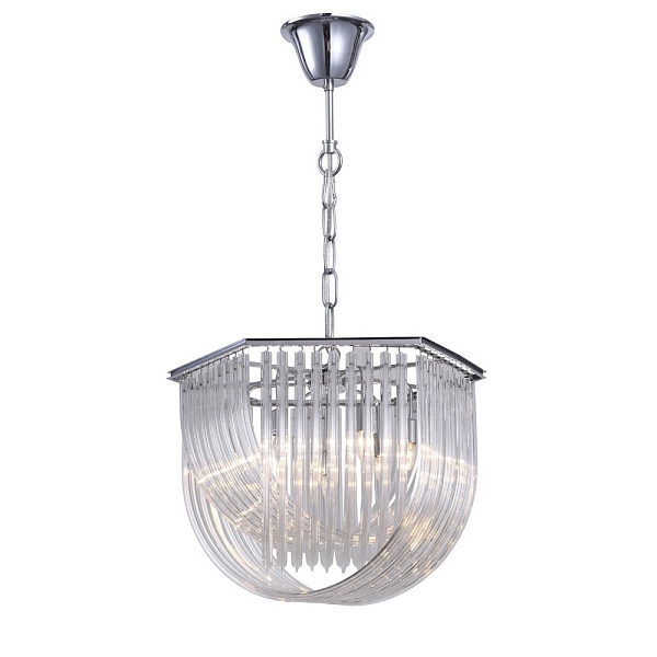 Люстра подвесная DELIGHT COLLECTION MURANO GLASS KR0116P-7L/A chrome