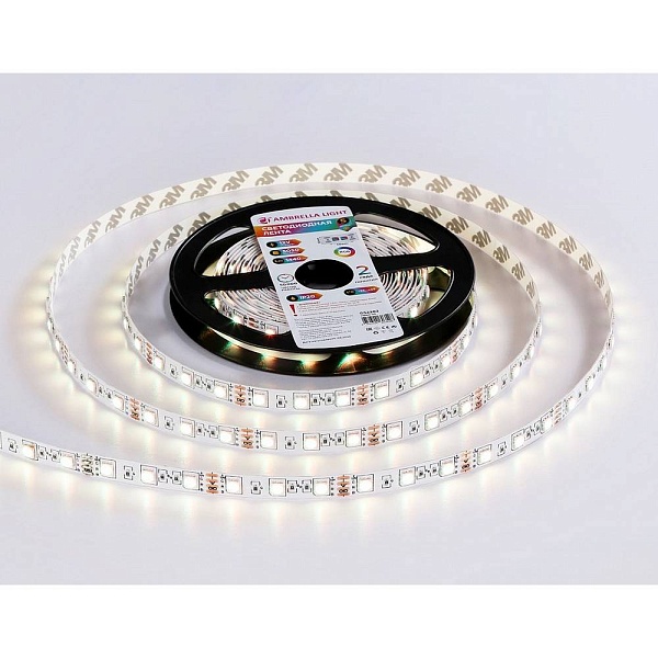 Лента LED 14,4 W/m 12V IP20 5050/60 RGB 10mm (5м) GS2202 AMBRELLA LIGHT