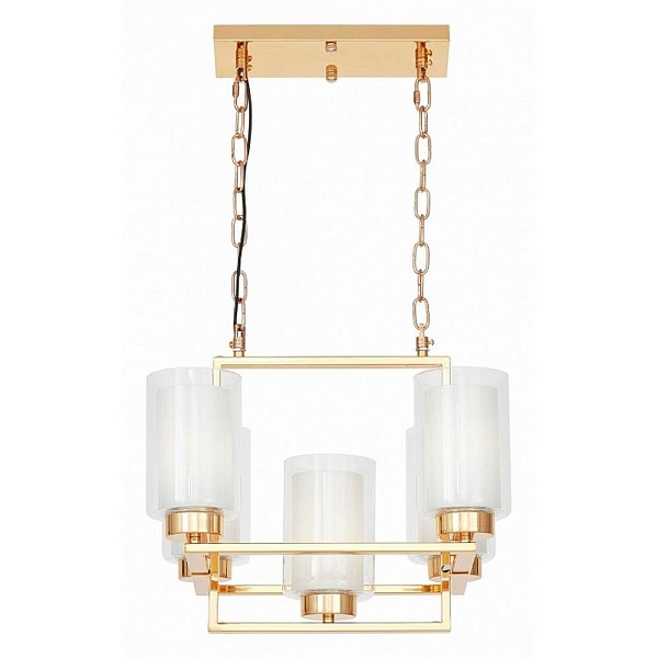 Люстра подвесная LUMINA DECO LINO LDP 1239-5 F.GD
