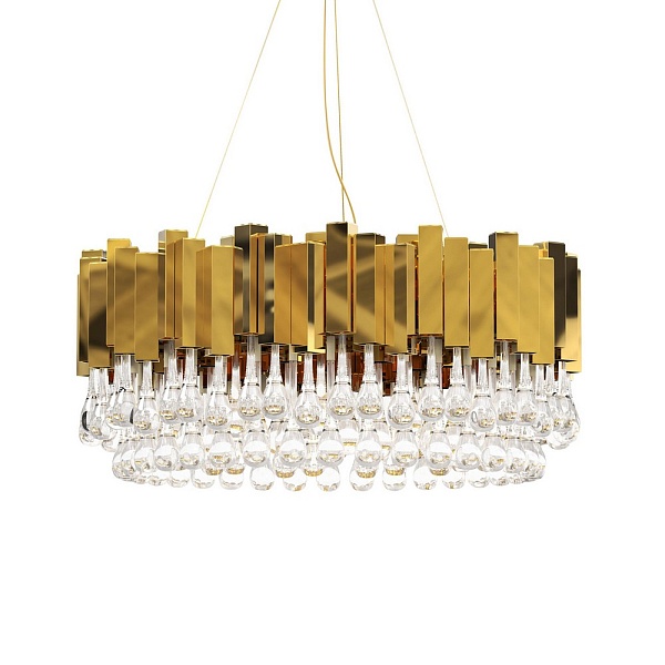 Люстра подвесная DELIGHT COLLECTION TRUMP KM0988P-16 gold
