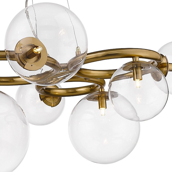 Люстра подвесная DELIGHT COLLECTION PUPPET P68092-9 brass