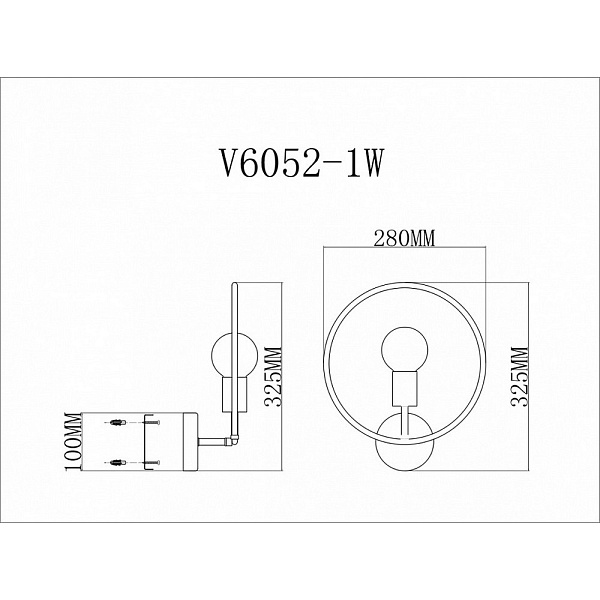 Бра MODERLI SACHARA V6052-1W