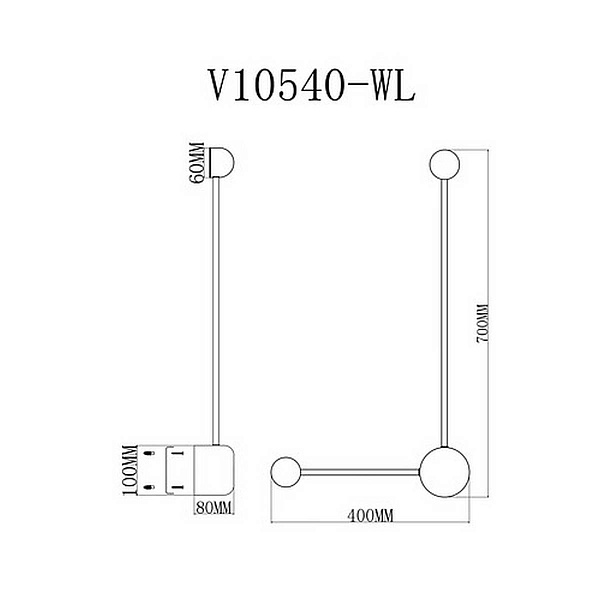 Бра MODERLI PROVO V10540-WL