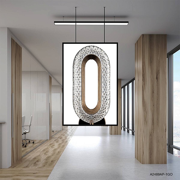 Бра ARTE LAMP OVALE A2489AP-1GO