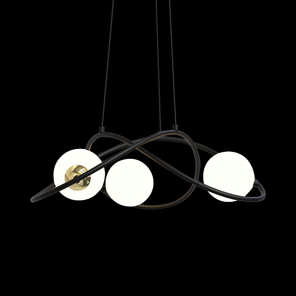 Люстра подвесная DELIGHT COLLECTION P0691 P0691-3A black