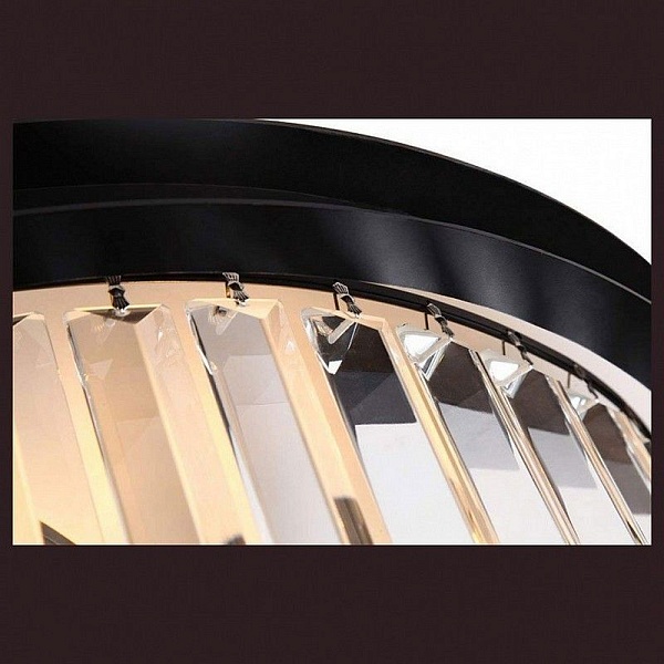 Люстра подвесная DELIGHT COLLECTION 1920S ODEON KR0387P-6B/P black/clear