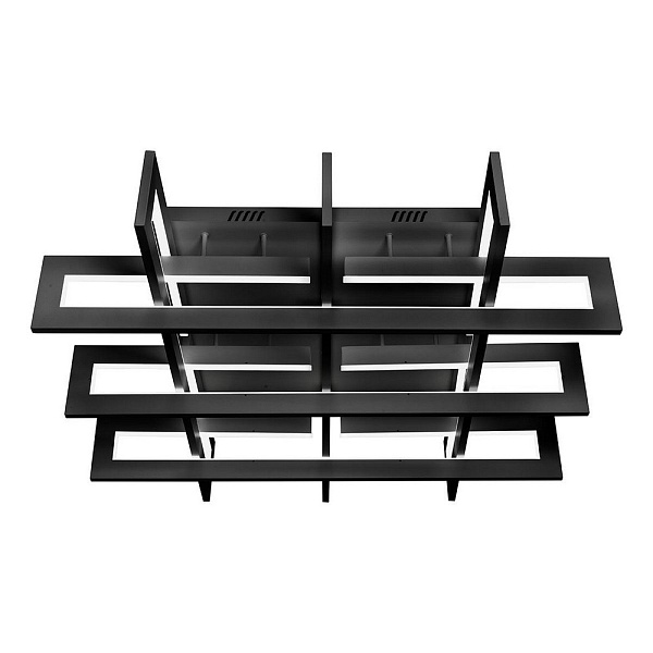 Светильник потолочный ILEDEX STALKER 9082-800*800-X 192W BK