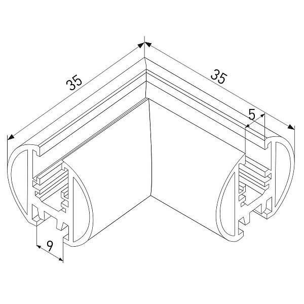 L-коннектор ELEKTROSTANDARD MINI MAGNETIC 85215/00 a067578