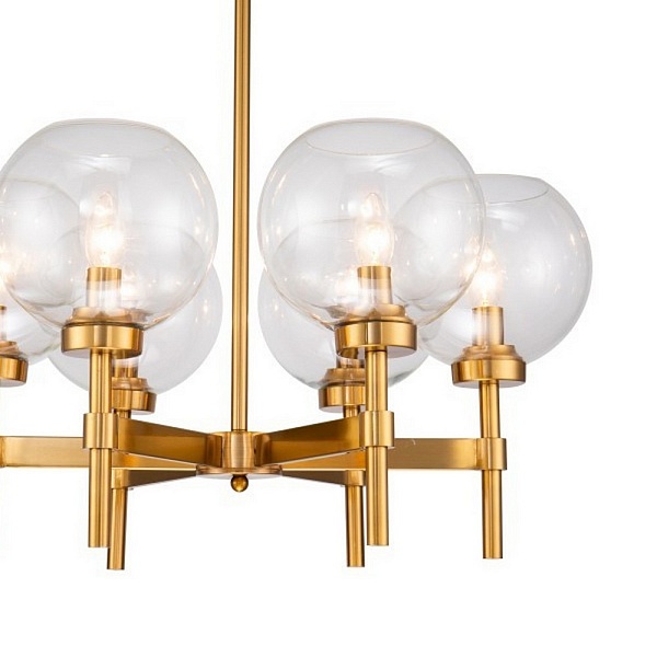 Люстра подвесная DELIGHT COLLECTION JADE KM1106P-6 brass