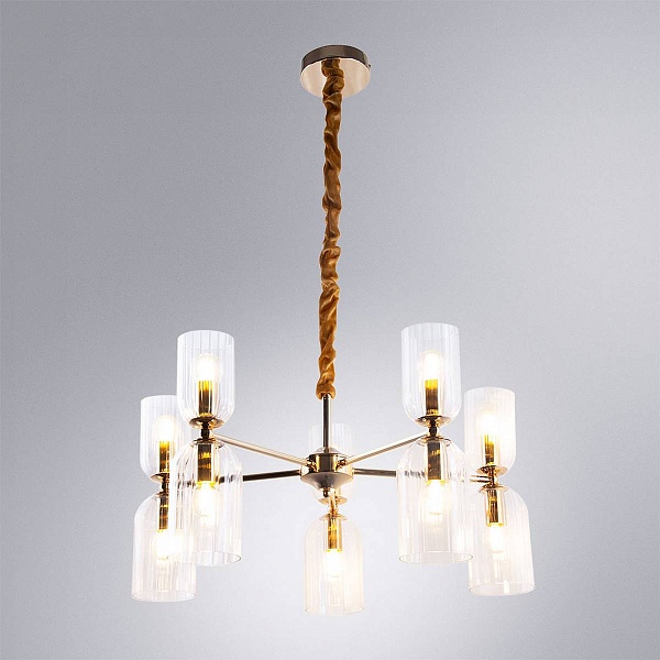 Люстра подвесная ARTE LAMP CHARM A1623LM-10GO