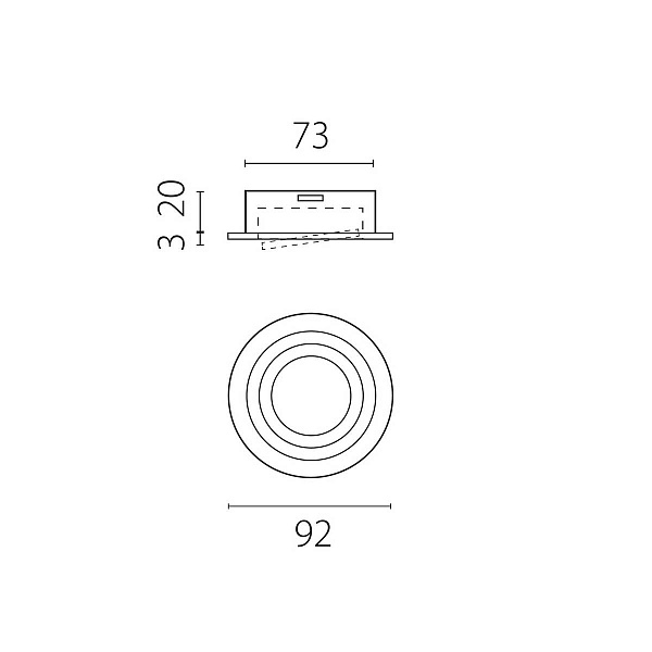 Светильник встраиваемый LIGHTSTAR SINGO BASE 11620