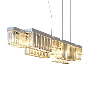 Люстра подвесная DELIGHT COLLECTION BROADWAY 2466 silver