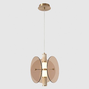 Подвес CRYSTAL LUX AMARILLO AMARILLO SP12W LED BRASS