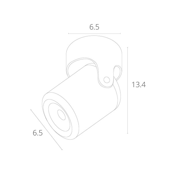 Спот ARTE LAMP A3316PL-1BK