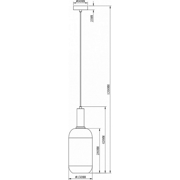 Подвес MODERLI MARTIN V2890-1P