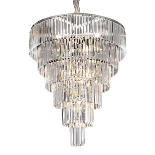 Люстра подвесная DELIGHT COLLECTION HELIX 8114 L9 chrome