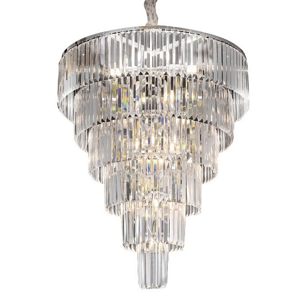 Люстра подвесная DELIGHT COLLECTION HELIX 8114 L9 chrome