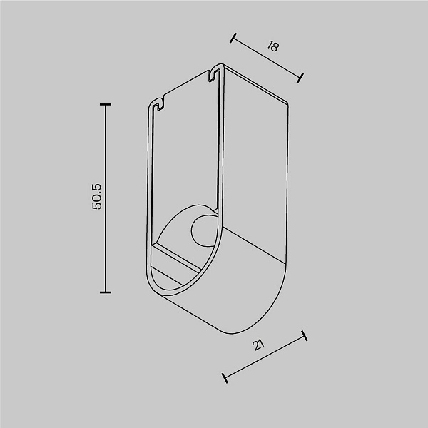 Крепеж MAYTONI ACCESSORIES FOR SYSTEM AXITY CA010SM-BS