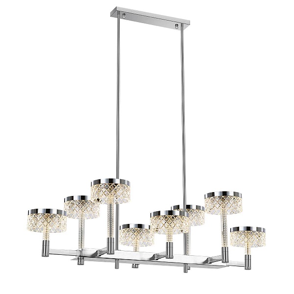 Люстра подвесная DELIGHT COLLECTION MD21020075 MD21020075-8B chrome