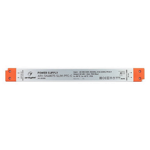 Блок питания ARLIGHT ARV-SLIM 48V 75W IP20 31504