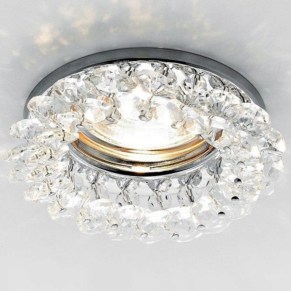Светильник встраиваемый AMBRELLA LIGHT CRYSTAL K206 CL/CH