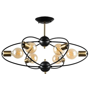 Люстра потолочная ARTE LAMP GLASGOW A1963PL-6BK