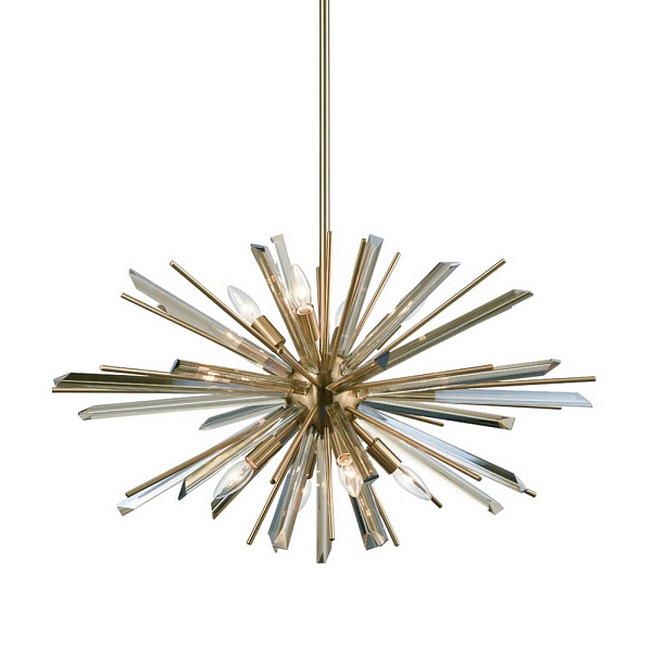 Люстра подвесная DELIGHT COLLECTION P68112 P68112-8AB antique brass