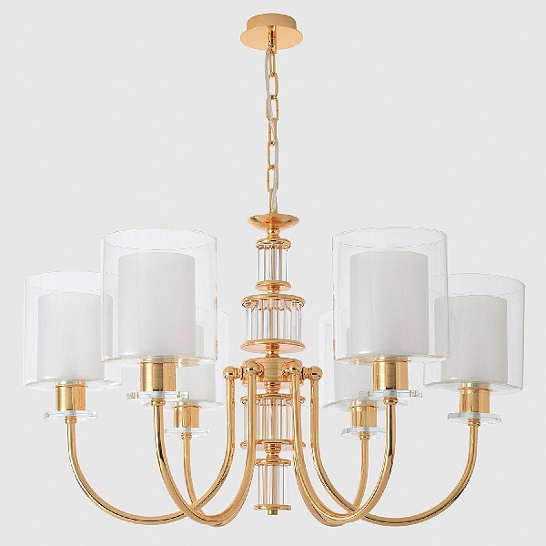 Люстра подвесная CRYSTAL LUX ELENA ELENA SP6 GOLD
