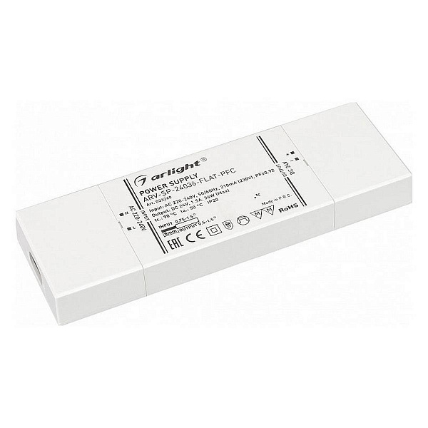 Блок питания ARLIGHT ARV-SP-FLAT 24V 36W IP20 33260