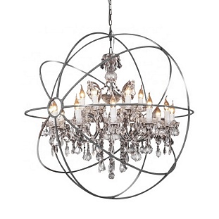 Люстра подвесная DELIGHT COLLECTION FOUCAULT'S ORB 5014-D10 chrome